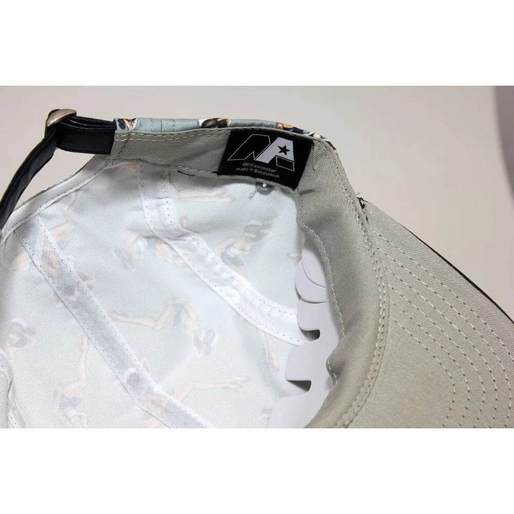 NWT MANHATTAN PROJECT Pinup Sailor Girl Green and Blue Baseball Cap Hat OSFM - Picture 4 of 4